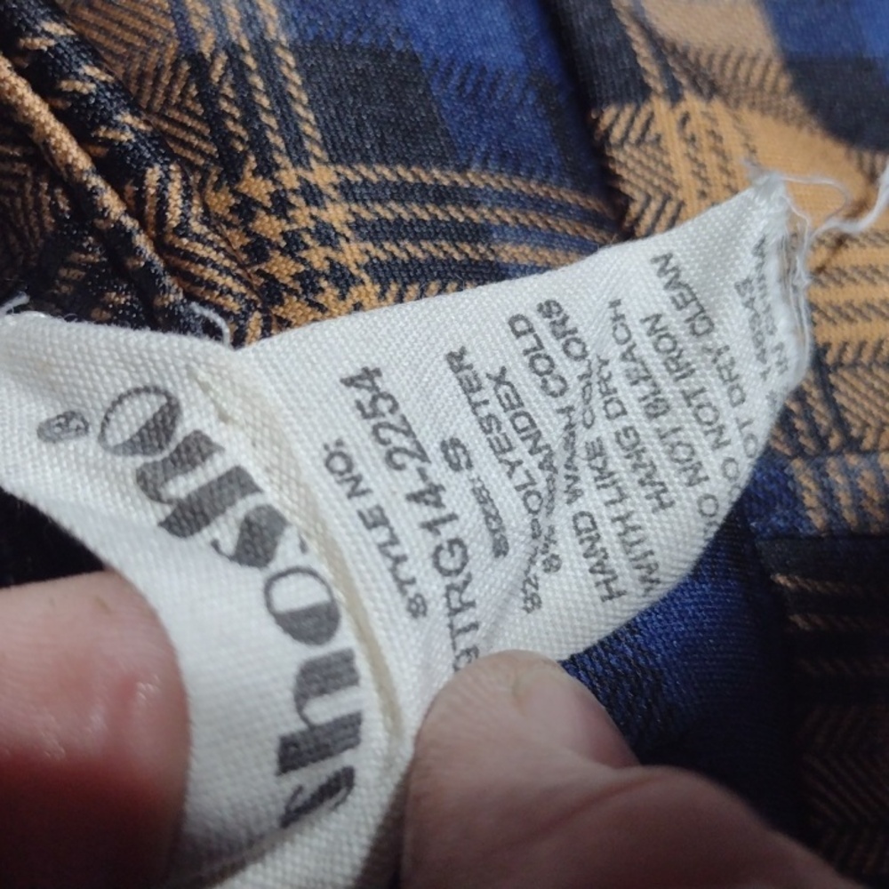 High Rise Plaid Stretch Pants - Picture 9 of 11